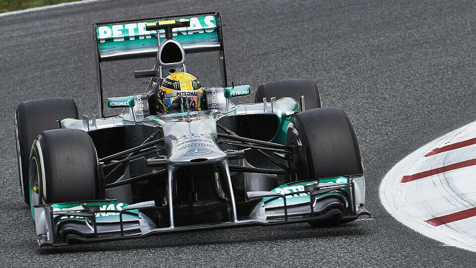 Hamilton befand sich auf verlorenem Posten, Foto: Mercedes AMG