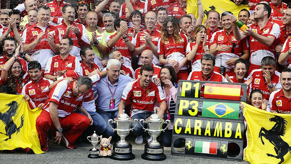 Ferrari zeigte sich beim Heimrennen von Fernando Alonso besonders stark, Foto: Sutton