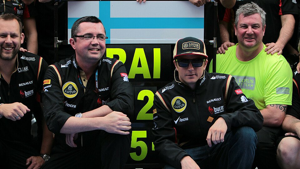 Kimi Räikkönen & Eric Boullier: Zwei Reifenfreunde, Foto: Sutton