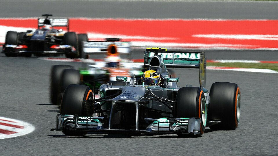 Mercedes soll nach dem Spanien GP noch in Barcelona getestet haben, Foto: Sutton