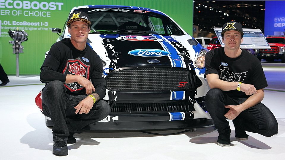 Brian Deegan und Tanner Foust sind zwei der Fahrer, die einen Ford Fiesta ST pilotieren werden, Foto: Ford