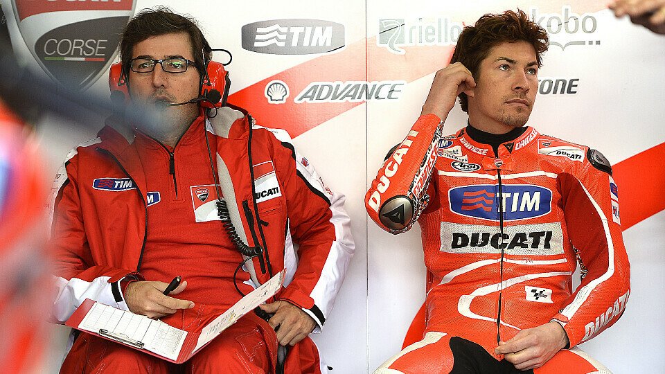 Nicky Hayden war diesmal schneller als Andrea Dovizioso, Foto: Ducati