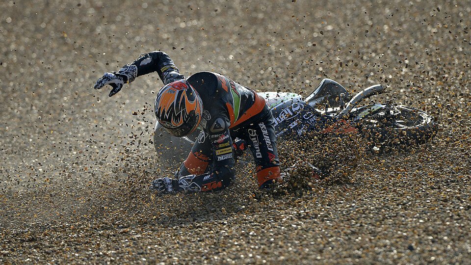 Nicht alle Stürze der Moto3 gingen glimpflich aus, Foto: Milagro