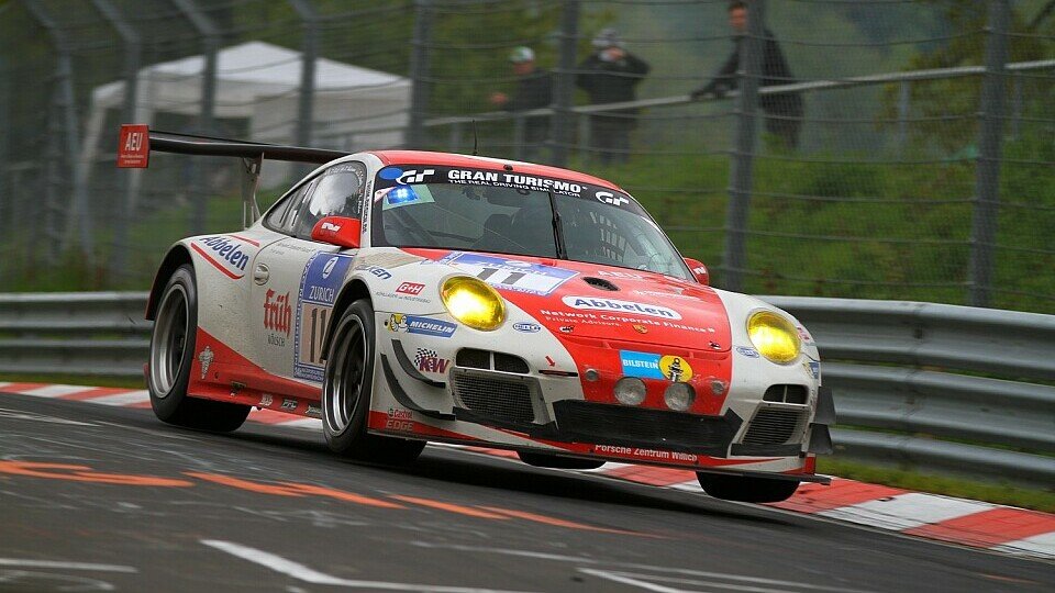 Der Frikadelli-Porsche beim 24-Stunden-Rennen im Vorjahr, Foto: Patrick Funk