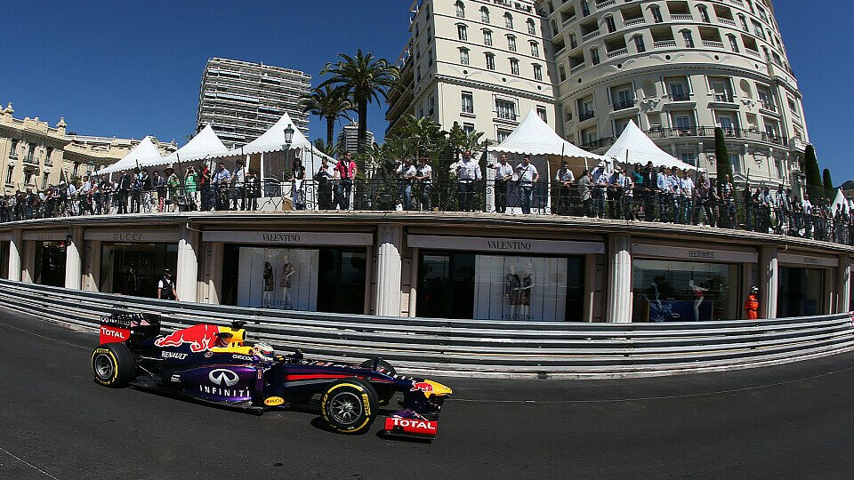 Sebastian Vettel ist noch nicht zufrieden in Monaco, Foto: Sutton