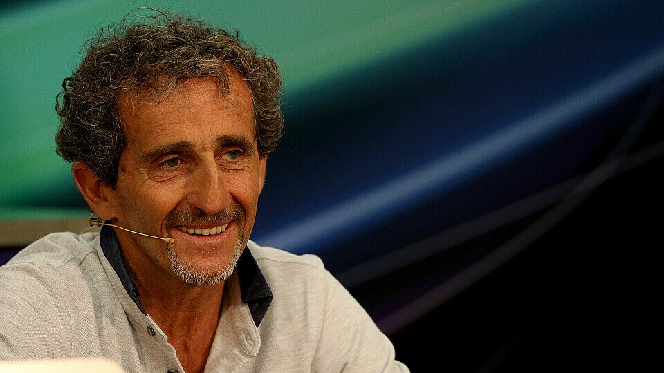 Alain Prost bei der Pressekonferenz zum Großen Preis von Monaco, Foto: Sutton