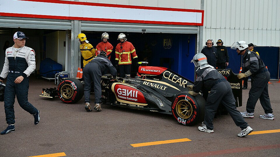 Für Romain Grosjean war das Rennen einmal mehr frühzeitig zu Ende, Foto: Sutton