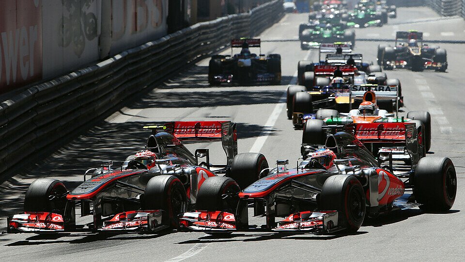Sergio Perez machte in Monaco mit engen Überholmanövern auf sich aufmerksam, Foto: Sutton