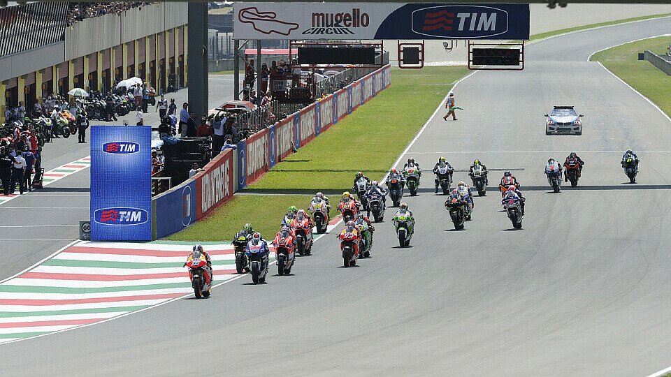 2013 besteht das Feld der MotoGP aus 24 Maschinen, Foto: Bridgestone