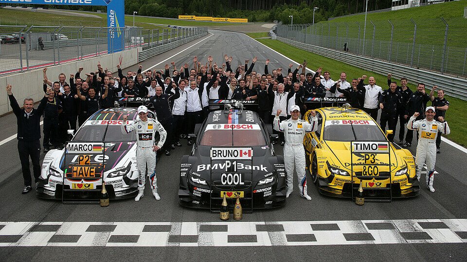Dreifachsieg für BMW in Spielberg - das schaffte zuletzt Audi 2011 in Valencia, Foto: BMW AG
