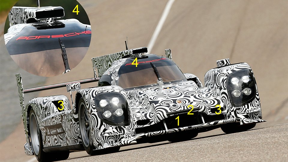 Porsches neuer LMP1-Renner im Detail, Foto: Porsche