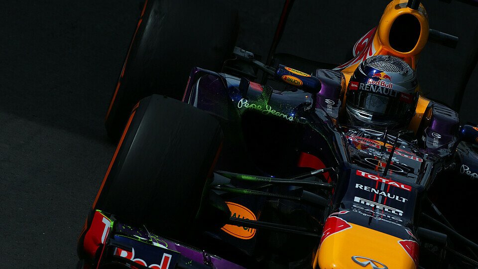 Sebastian Vettel gibt sich mit Rang drei nicht zufrieden, Foto: Sutton