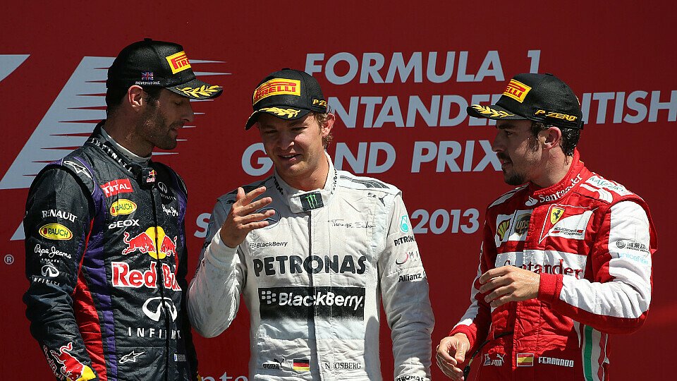 Abgesehen von Mark Webber scheint sich bei Red Bull niemand mit Nico Rosberg zu freuen, Foto: Sutton