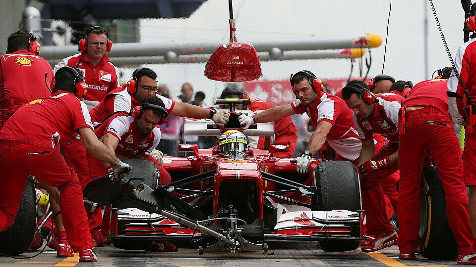 Nicht zuletzt durch gute Boxenstopps konnte Ferrari den 2. Platz erzielen, Foto: Sutton