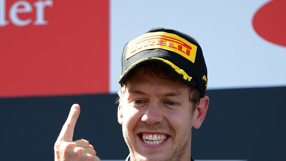 Vettel fuhr einen souveränen Sieg ein, Foto: Sutton