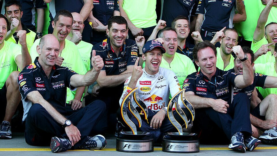 Ja, er kann: Sebastian Vettel besiegt seinen Heimfluch, Foto: Sutton