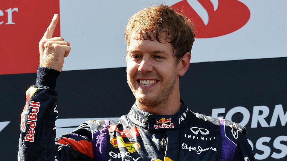 Sebastian Vettel konzentriert sich auf sich selbst, Foto: Sutton