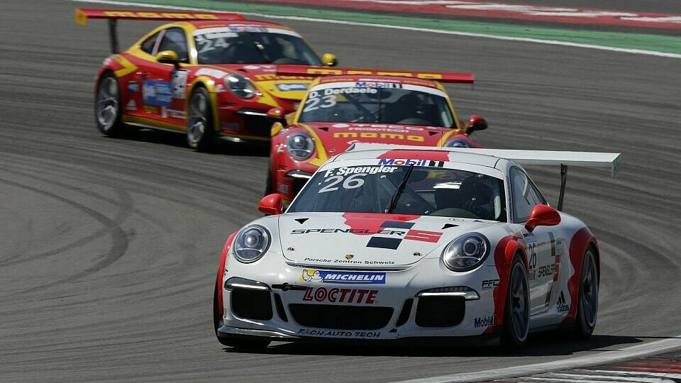 Florian Spengler überzeugte bei seinem Porsche-Supercup-Debüt auf dem Nürburgring., Foto: motorsport-concepts