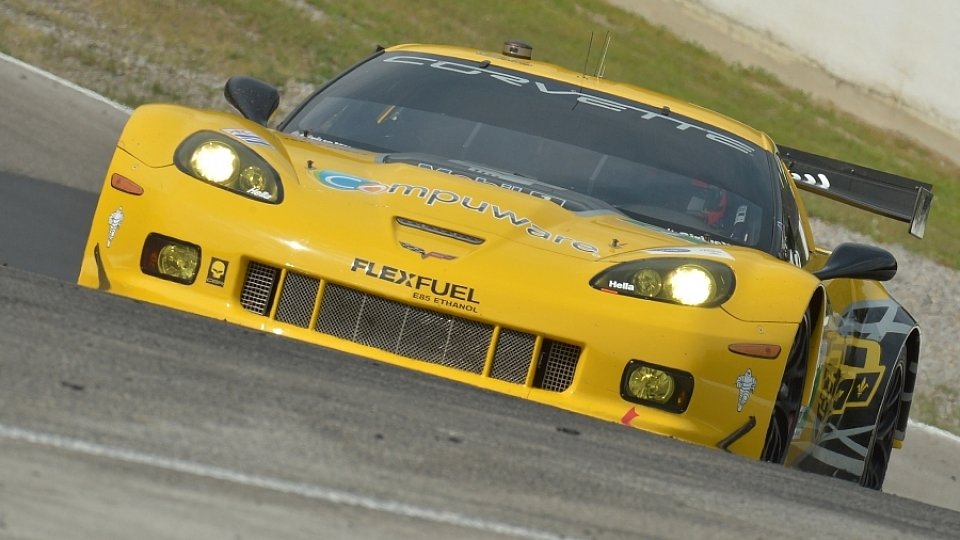 Die siegreiche Corvette auf dem ehemaligen Mosport International Raceway, Foto: ALMS