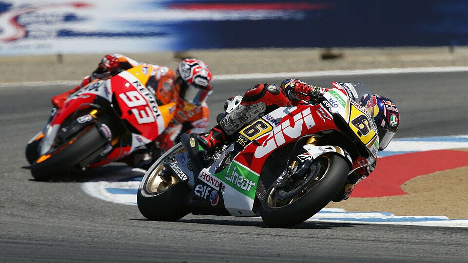Marc Marquez und Stefan Bradl belegten in Laguna Seca die Plätze zwei und drei, Foto: Honda
