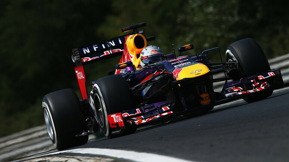 Sebastian Vettel fuhr in den drei vergangenen Saisons in Spa immer aufs Podium, Foto: Red Bull