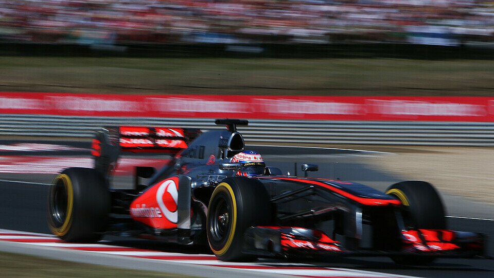 Jenson Button beendete den Ungarn GP auf Platz sieben, Foto: Sutton