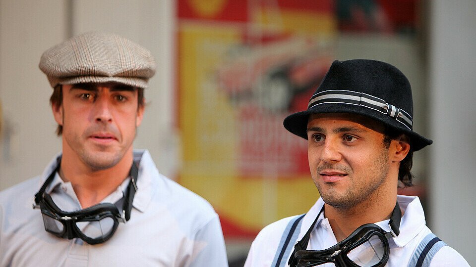 Machen Alonso und Massa auch auf der Rennstrecke eine so gute Figur?, Foto: Sutton