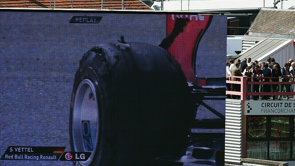 Die Ursache für Vettels Reifenschaden ist geklärt, Foto: Sutton