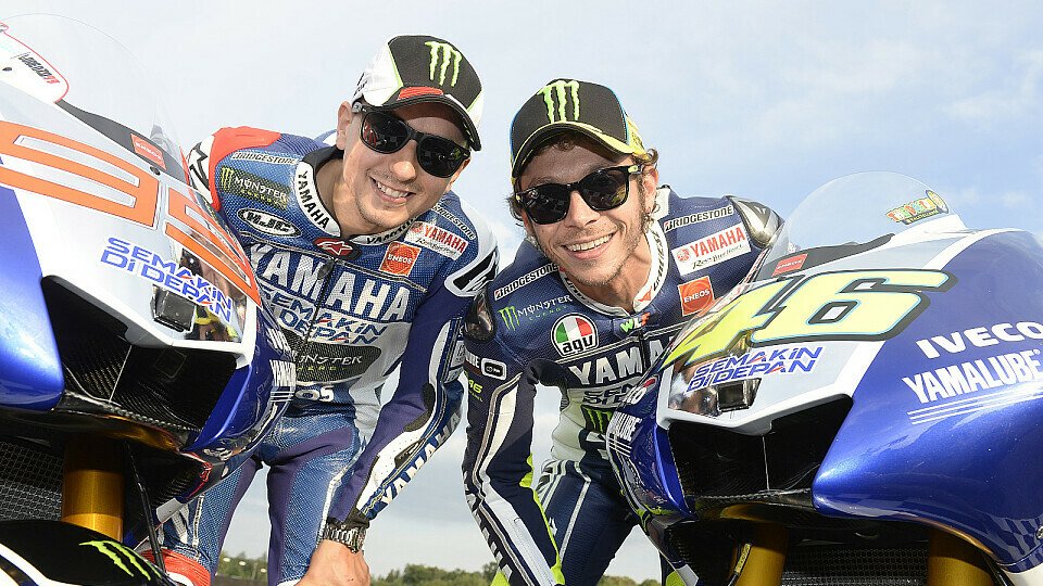 Rossi und Lorenzo arbeiten gut zusammen, Foto: Milagro