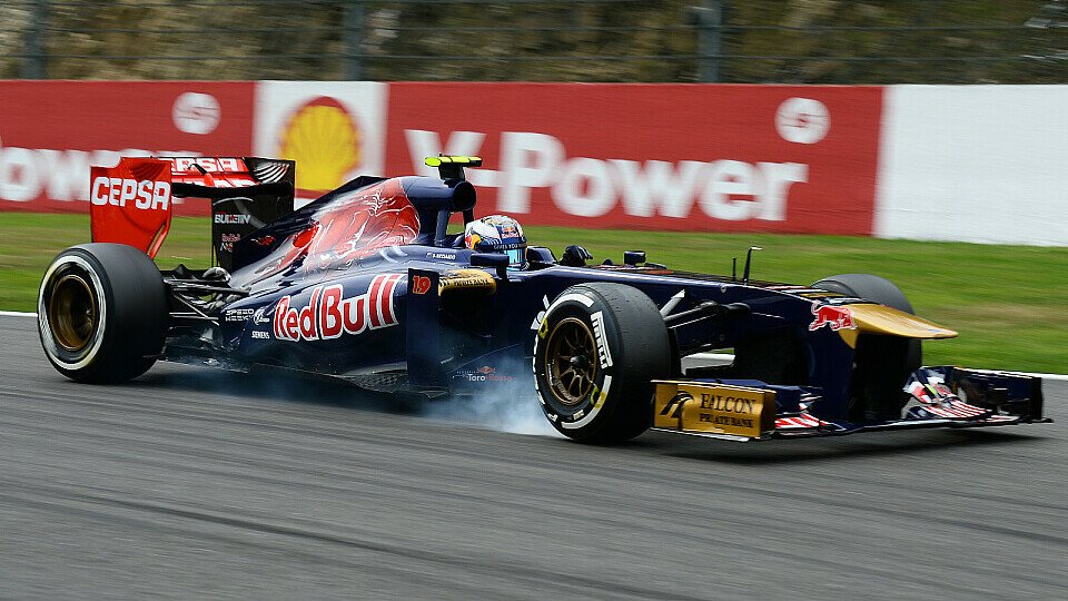 Daniel Ricciardo ließ die gute Laune in der Box, Foto: Sutton