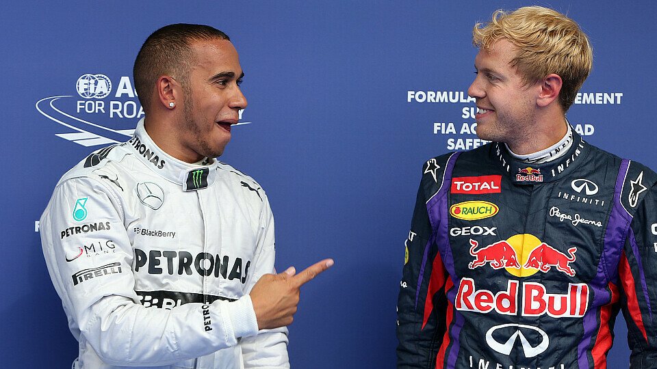 Alter Pole-König trifft seinen Nachfolger: Lewis Hamilton hat gut lachen, Foto: Sutton