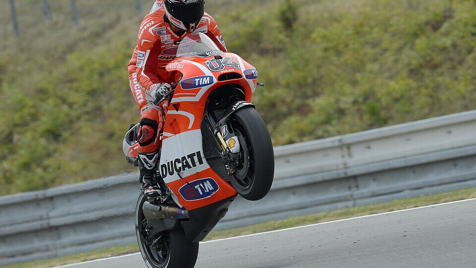 Andrea Dovizioso sah mit neuen Motor-Teilen eine Steigerung, Foto: Ducati