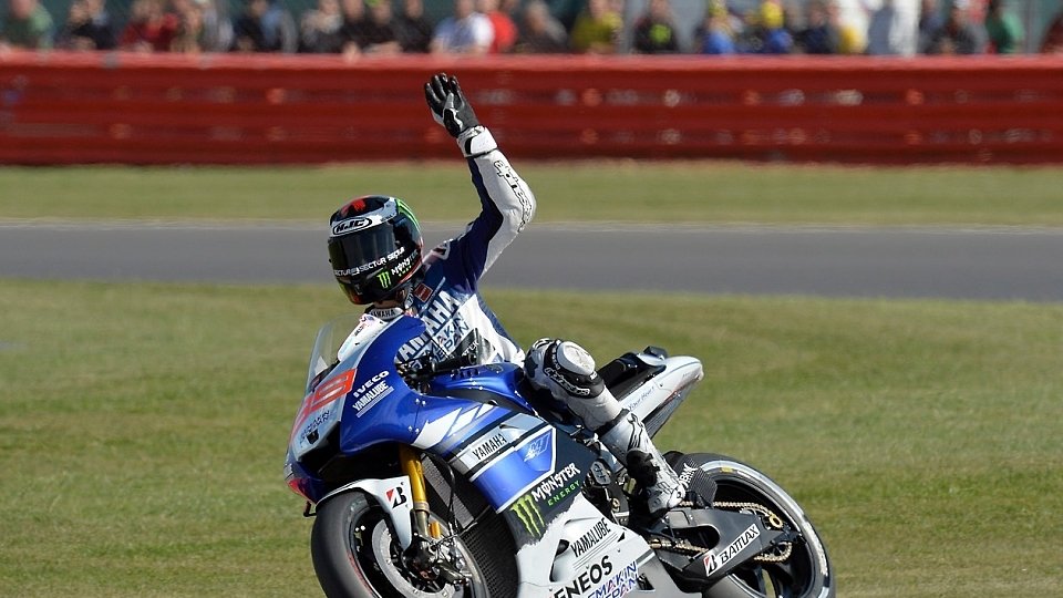 Jorge Lorenzo hatte wieder Grund zur Freude, Foto: Yamaha Factory Racing
