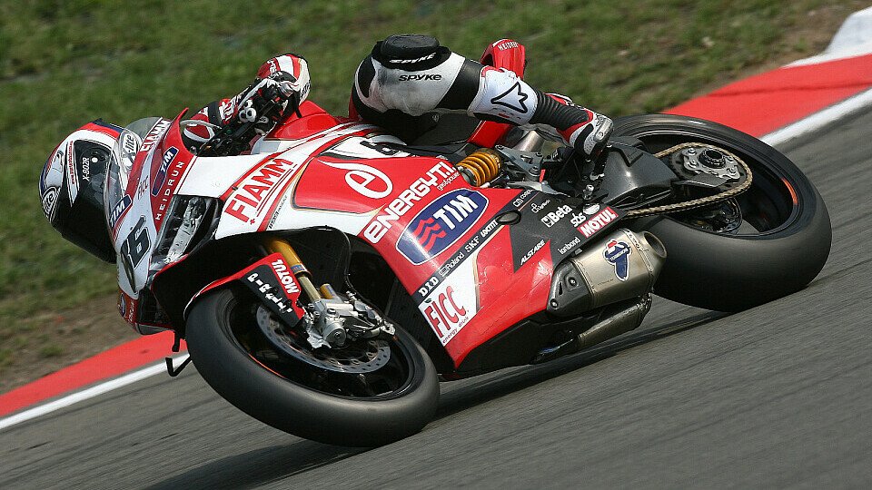Ayrton Badovini hatte in Deutschland ein gutes Gefühl, Foto: Ducati Alstare