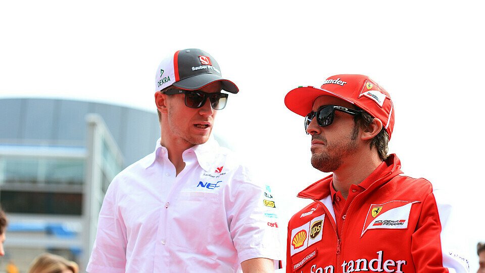 Fernando Alonso ist von Nico Hülkenberg überzeugt, Foto: Sutton