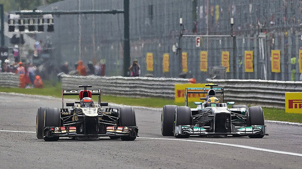 Räikkönen und Hamilton büßten wertvolle Punkte ein, Foto: Mercedes-Benz