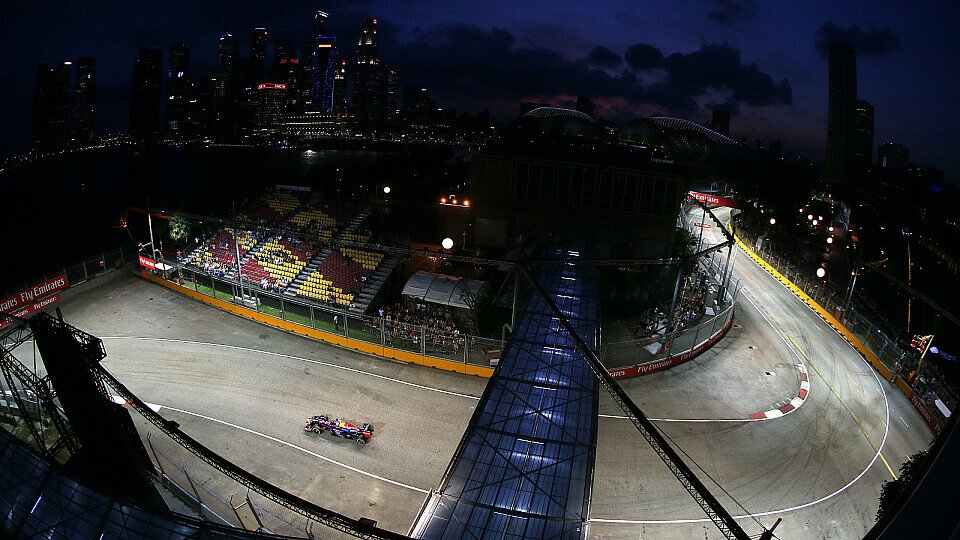 Fährt in einer anderen Liga als der Rest der Welt: Red Bull in Singapur, Foto: Sutton