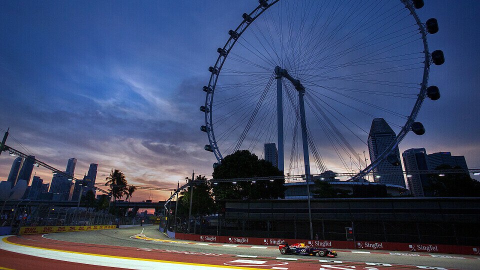 In Singapur geht's rund: 41. F1-Pole für Sebastian Vettel, Foto: Sutton