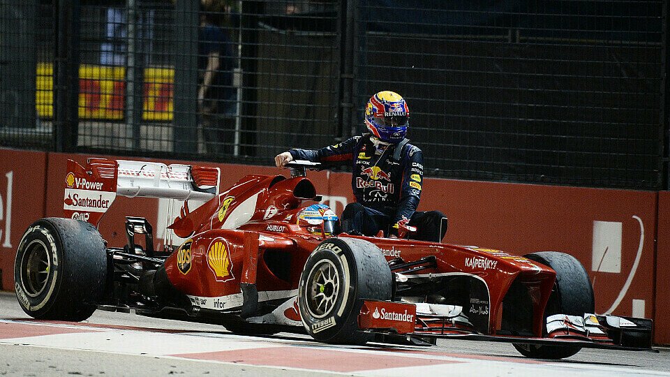 Mark Webber: Fernando Alonso spielt teures Taxi in Singapur, Foto: Sutton