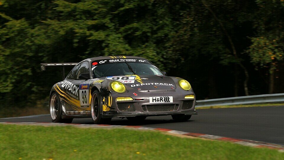 Yannick Fübrich fuhr im Landgraf-Porsche erneut auf das Podest, Foto: Patrick Funk