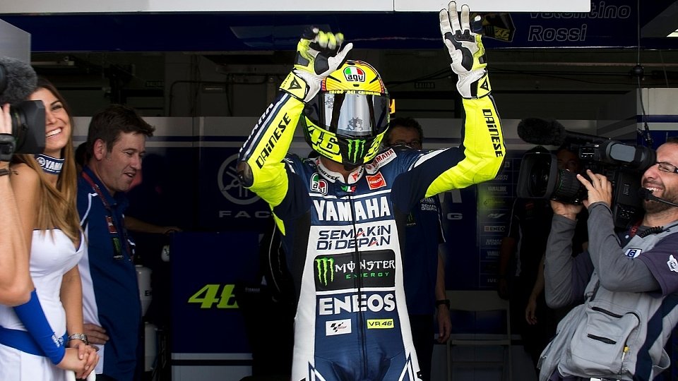 Nach vier vierten Rängen in Aragon wieder auf dem Podium: Valentino Rossi, Foto: Yamaha Factory Racing
