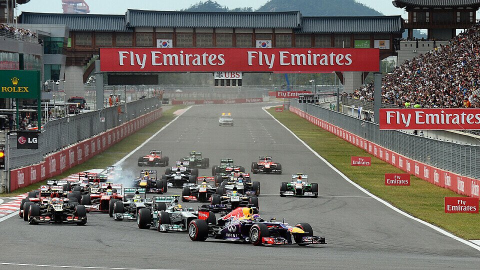 Die Formel 1 macht einen Boden um Korea, Foto: Sutton