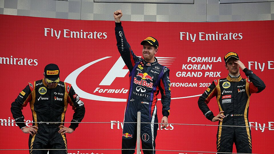Sebastian Vettel kann in Japan die Titelverteidigung klarmachen, Foto: Sutton