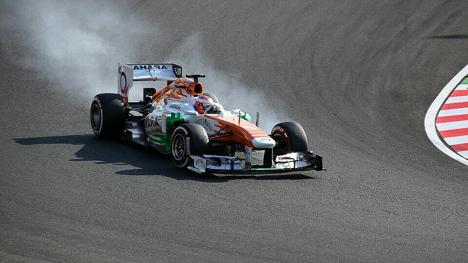 Force India gibt den Reifen die Schuld, Foto: Sutton
