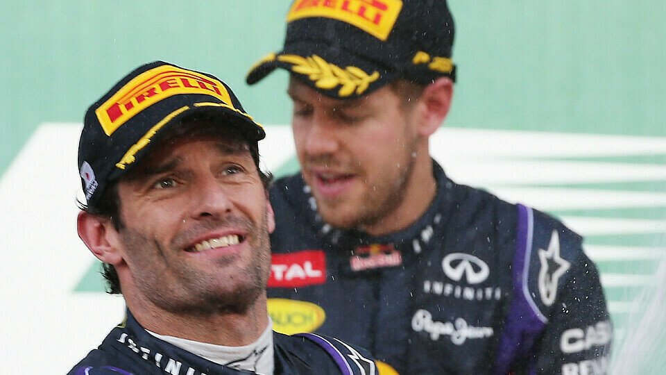 Mark Webber hät Ex-Teamkollege Sebastian Vettel auch 2014 für einen der heißesten Titelanwärter, Foto: Red Bull