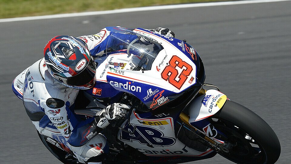 Luca Scassa war einer vor drei MotoGP-Piloten, die das Rennen nicht beenden konnten, Foto: Milagro