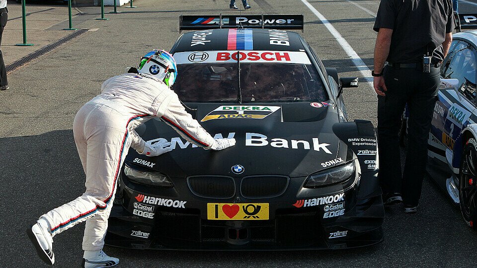 Bruno Spengler darf seinen BMW wieder liebkosen, Foto: BMW AG