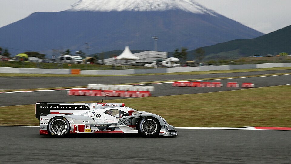27 Teams hoffen, vor der malerischen Kulisse des Mount Fuji diesmal ein Rennen fahren zu können, Foto: Audi