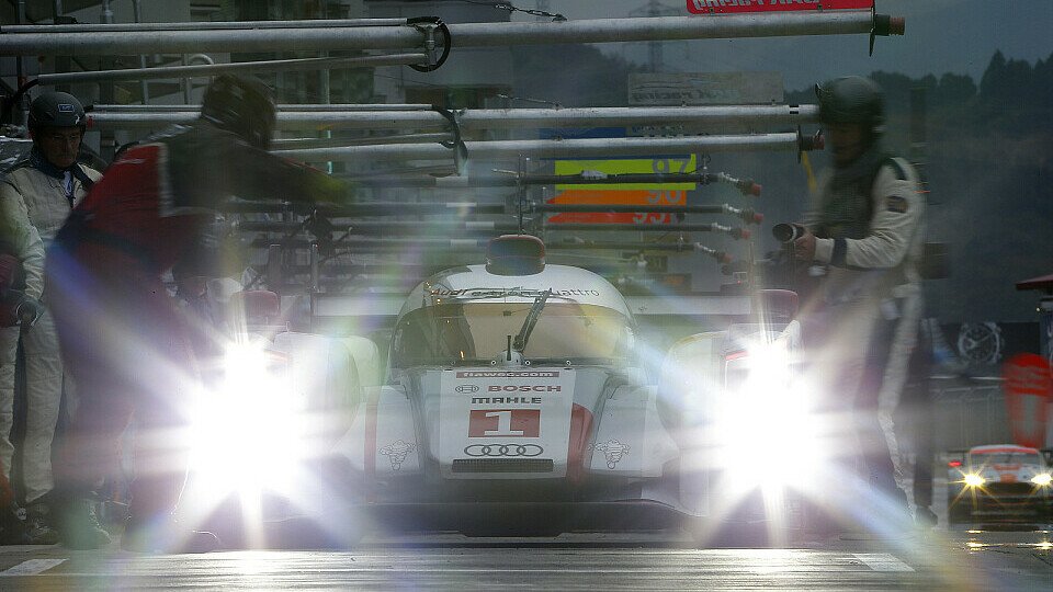 Strahlende Autos: Audi krönte sich in Japan vorzeitig zum Weltmeister, Foto: DPPI