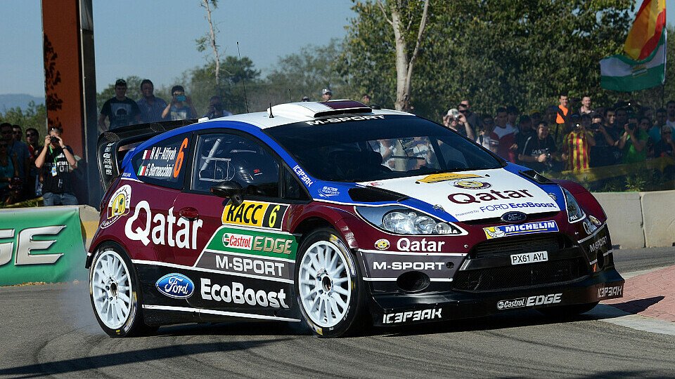 Al-Attiyah gibt auch 2014 in der WRC Gas, Foto: Sutton